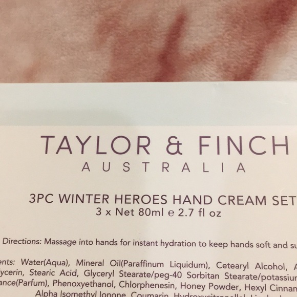 Taylor & Finch Australia Holiday 3 Piece Winter Heros Scented Hand Cream Set NWT - Picture 13 of 16